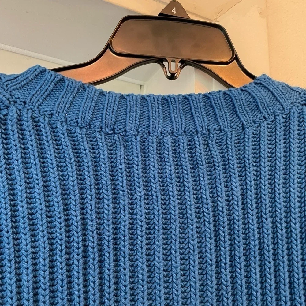 NWT Misha & Puff Fisherman Cardigan in Cousteau Blue - Picture 6 of 7